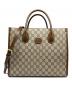 GUCCI（グッチ）の古着「インターロッキングG 2WAYショルダーバッグ」｜ベージュ