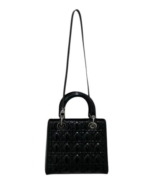 Christian Dior（クリスチャン ディオール）Christian Dior (クリスチャン ディオール) レディディオール ミディアム ブラック サイズ:ミディアムの古着・服飾アイテム