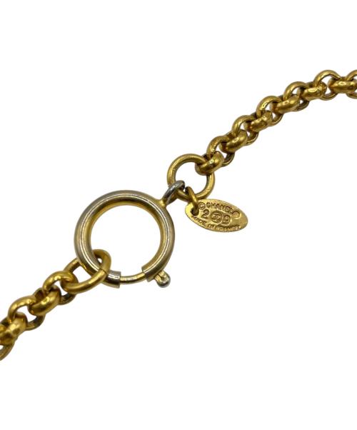 CHANEL（シャネル）CHANEL (シャネル) ココマークプレートロングネックレス ゴールドの古着・服飾アイテム