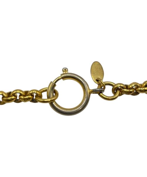 CHANEL（シャネル）CHANEL (シャネル) ココマークプレートロングネックレス ゴールドの古着・服飾アイテム