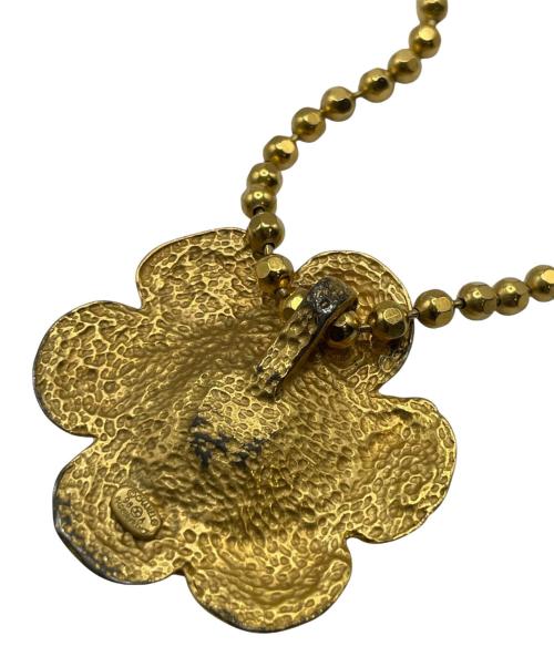 CHANEL（シャネル）CHANEL (シャネル) カメリアボールチェーンネックレス ゴールドの古着・服飾アイテム