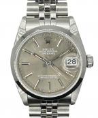 ROLEXロレックス）の古着「OYSTER PERPETUAL DATE JUST 31/オイスターパーペチュアル デイトジャスト31 /Ref.68240/シルバー文字盤」｜シルバー文字盤