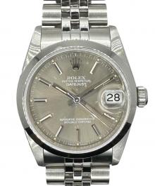 ROLEX（ロレックス）の古着「OYSTER PERPETUAL DATE JUST 31/オイスターパーペチュアル デイトジャスト31 /Ref.68240/シルバー文字盤」｜シルバー文字盤