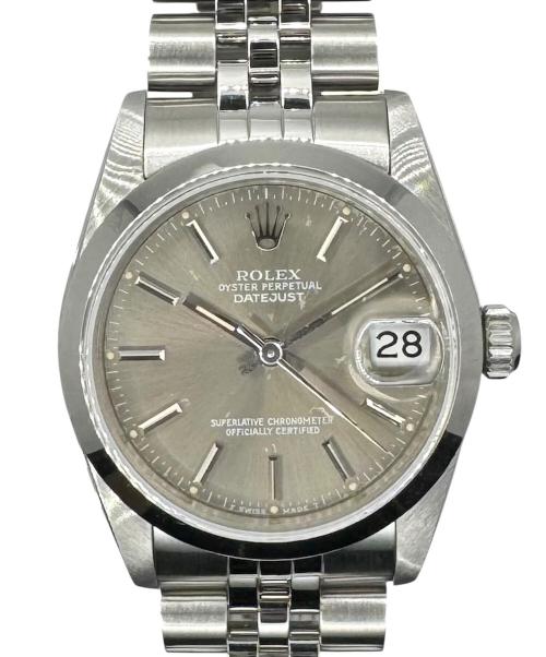 ROLEX（ロレックス）ROLEX (ロレックス) OYSTER PERPETUAL DATE JUST 31/オイスターパーペチュアル デイトジャスト31 /Ref.68240/シルバー文字盤 シルバー文字盤 サイズ:31.0mm/17.0cmの古着・服飾アイテム