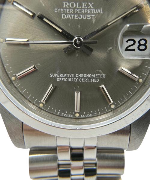 ROLEX（ロレックス）ROLEX (ロレックス) OYSTER PERPETUAL DATE JUST 31/オイスターパーペチュアル デイトジャスト31 /Ref.68240/シルバー文字盤 シルバー文字盤 サイズ:31.0mm/17.0cmの古着・服飾アイテム