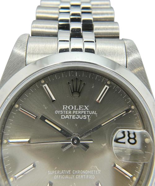 ROLEX（ロレックス）ROLEX (ロレックス) OYSTER PERPETUAL DATE JUST 31/オイスターパーペチュアル デイトジャスト31 /Ref.68240/シルバー文字盤 シルバー文字盤 サイズ:31.0mm/17.0cmの古着・服飾アイテム