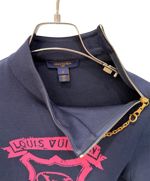 LOUIS VUITTON（ルイ ヴィトン）LOUIS VUITTON (ルイ ヴィトン) スウェットワンピース ネイビー サイズ:Ｓの古着・服飾アイテム