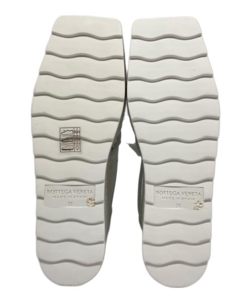 BOTTEGA VENETA（ボッテガベネタ）BOTTEGA VENETA (ボッテガベネタ) レースアップサンダル ホワイト サイズ:38の古着・服飾アイテム