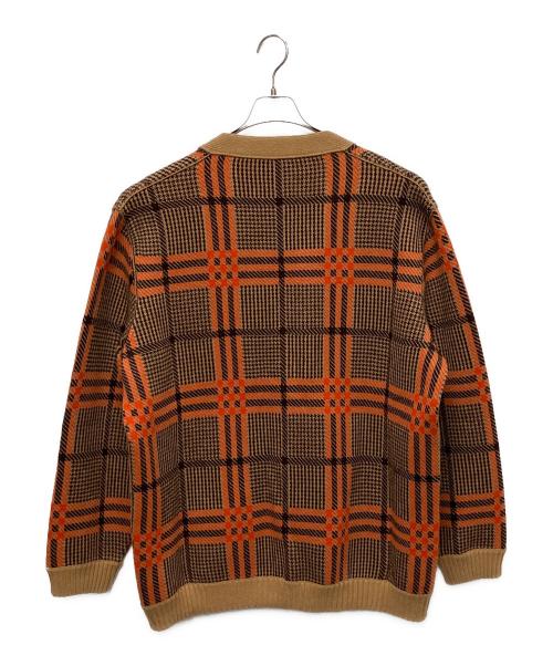 GUCCI（グッチ）GUCCI (グッチ) リバーシブルカーディガン ブラウン サイズ:XXXLの古着・服飾アイテム