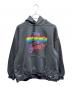 BALENCIAGA（バレンシアガ）の古着「ペイントダメージ加工フーディ/2022年」｜ブラック