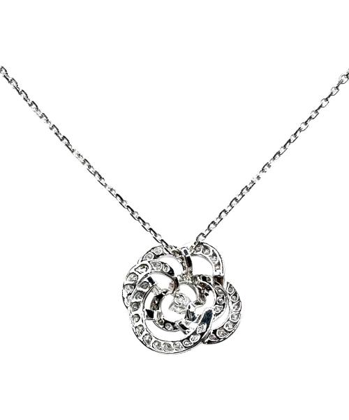 CHANEL（シャネル）CHANEL (シャネル) Diamond Camellia Necklace Medium ダイヤモンドカメリアネックレス ミディアム J2580 サイズ:ミディアム/mediumの古着・服飾アイテム