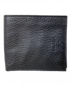 PRADAプラダ）の古着「PRADA 2つ折り財布」｜ブラック