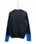 BOTTEGA VENETA (ボッテガベネタ) クルーネックナイロンニット ブラック×ブルー サイズ:48：50000円