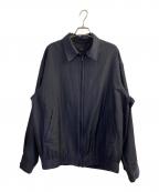 COMOLIコモリ）の古着「シルクジャケット」｜ブラック