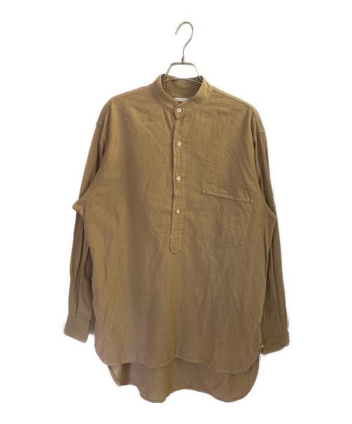 COMOLI（コモリ）COMOLI (コモリ) バンカラーシャツ ベージュ サイズ:1の古着・服飾アイテム