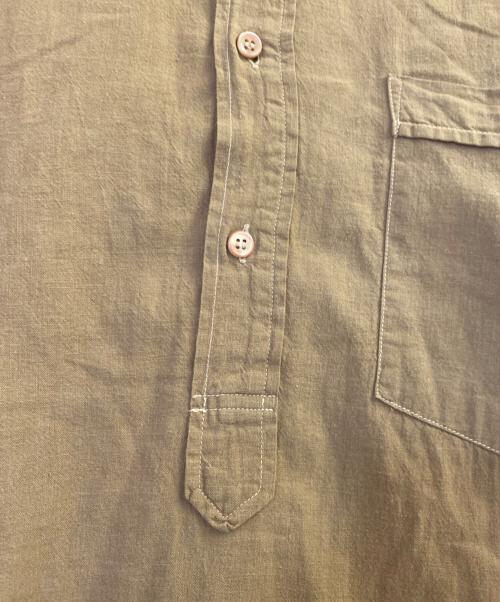 COMOLI（コモリ）COMOLI (コモリ) バンカラーシャツ ベージュ サイズ:1の古着・服飾アイテム