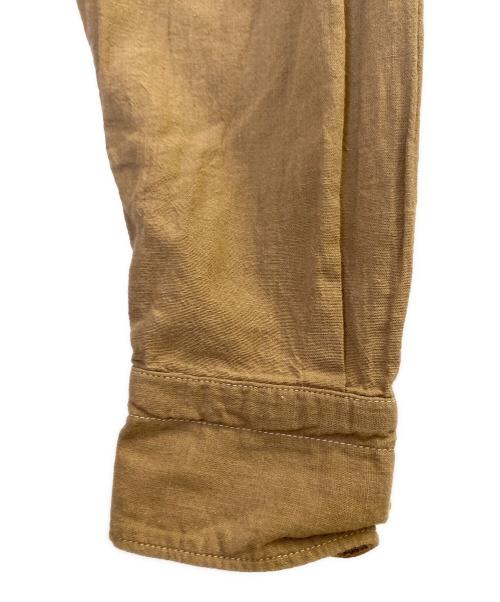 COMOLI（コモリ）COMOLI (コモリ) バンカラーシャツ ベージュ サイズ:1の古着・服飾アイテム