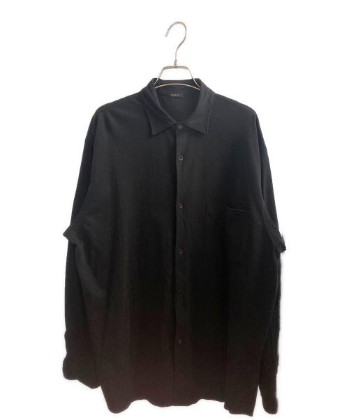 COMOLI（コモリ）COMOLI (コモリ) ジャージシャツ ブラック サイズ:2の古着・服飾アイテム