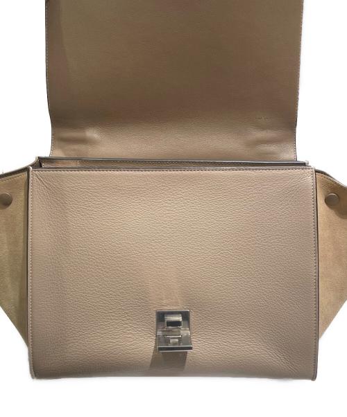 CELINE（セリーヌ）CELINE (セリーヌ) トラペーズ/2WAYバッグ ベージュの古着・服飾アイテム