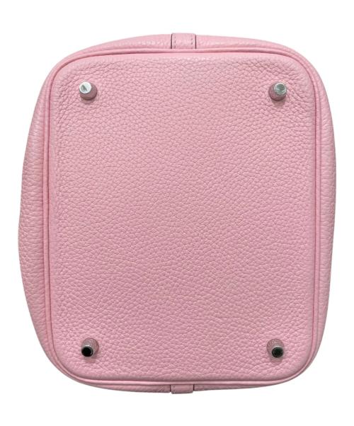 HERMES（エルメス）HERMES (エルメス) ピコタンロックMM ローズサクラ×シルバー金具 サイズ:MMの古着・服飾アイテム