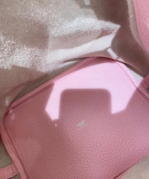 HERMES（エルメス）HERMES (エルメス) ピコタンロックMM ローズサクラ×シルバー金具 サイズ:MMの古着・服飾アイテム