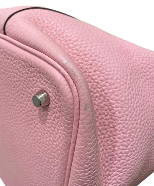 HERMES（エルメス）HERMES (エルメス) ピコタンロックMM ローズサクラ×シルバー金具 サイズ:MMの古着・服飾アイテム