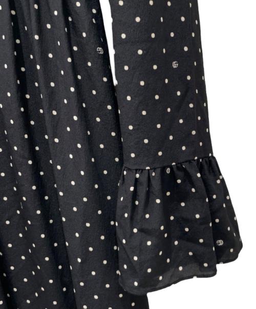 GUCCI（グッチ）GUCCI (グッチ) 長袖ワンピース ブラック サイズ:42の古着・服飾アイテム