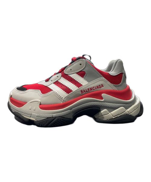 BALENCIAGA（バレンシアガ）BALENCIAGA (バレンシアガ) adidas (アディダス) TRIPLE S レッド サイズ:27 未使用品の古着・服飾アイテム