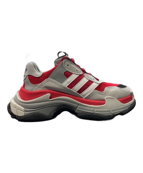 BALENCIAGA（バレンシアガ）BALENCIAGA (バレンシアガ) adidas (アディダス) TRIPLE S レッド サイズ:27 未使用品の古着・服飾アイテム