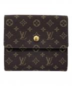 LOUIS VUITTONルイ ヴィトン）の古着「モノグラム・ミニ・ラン ポルトフォイユ・エリーズ」｜ブラウン