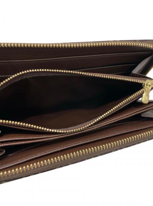 LOUIS VUITTON（ルイ ヴィトン）LOUIS VUITTON (ルイ ヴィトン) モノグラム・ミニ・ラン イディール ジッピーウォレット  ブラウンの古着・服飾アイテム