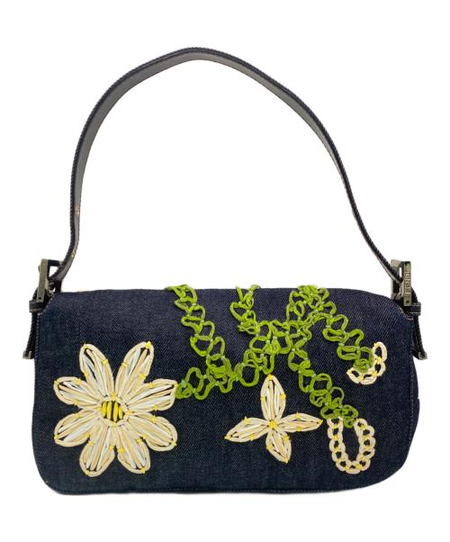 FENDI（フェンディ）FENDI (フェンディ) マンマバケットショルダーバッグ インディゴの古着・服飾アイテム