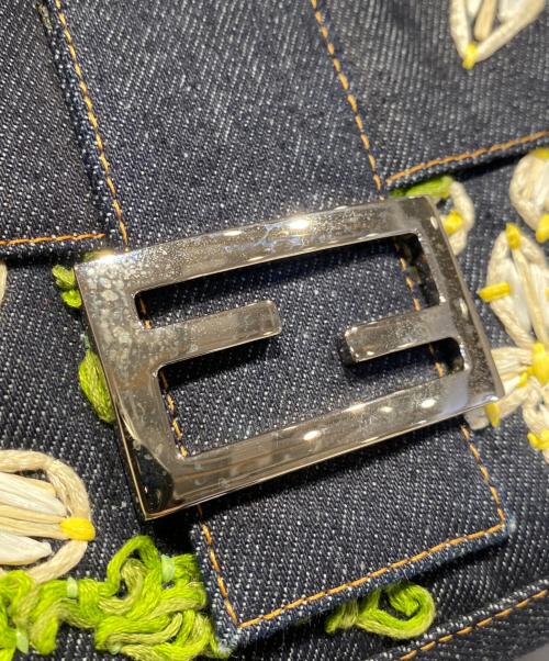 FENDI（フェンディ）FENDI (フェンディ) マンマバケットショルダーバッグ インディゴの古着・服飾アイテム