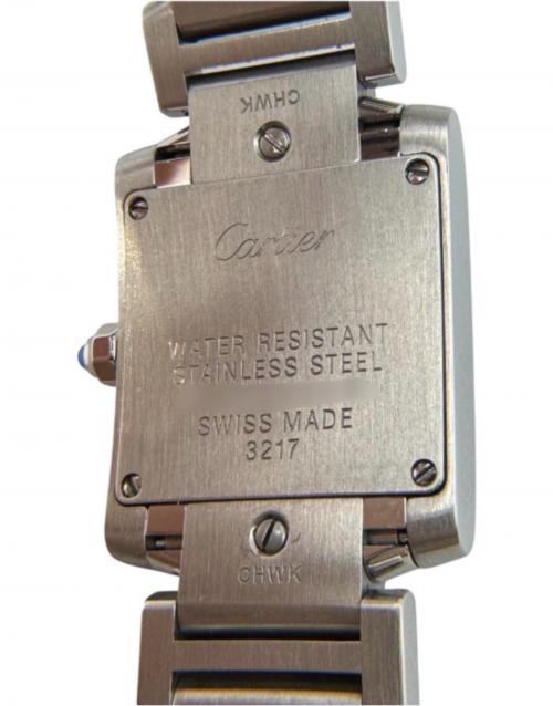 Cartier（カルティエ）Cartier (カルティエ) Tank Francaise SM タンクフランセーズ SM Ref.W51008Q3 アイボリー文字盤 サイズ:SM/スモール/17.0cm/20.0mm×26.0mmの古着・服飾アイテム