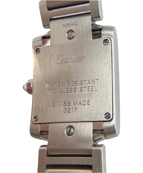 Cartier（カルティエ）Cartier (カルティエ) Tank Francaise SM タンクフランセーズ SM Ref.W51008Q3 アイボリー文字盤 サイズ:SM/スモール/17.0cm/20.0mm×26.0mmの古着・服飾アイテム