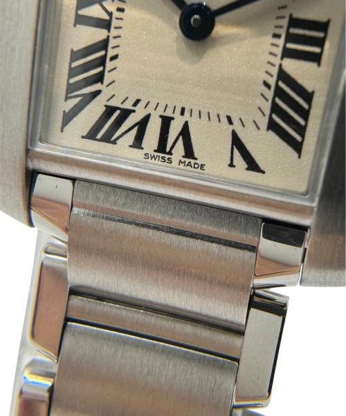 Cartier（カルティエ）Cartier (カルティエ) Tank Francaise SM タンクフランセーズ SM Ref.W51008Q3 アイボリー文字盤 サイズ:SM/スモール/17.0cm/20.0mm×26.0mmの古着・服飾アイテム