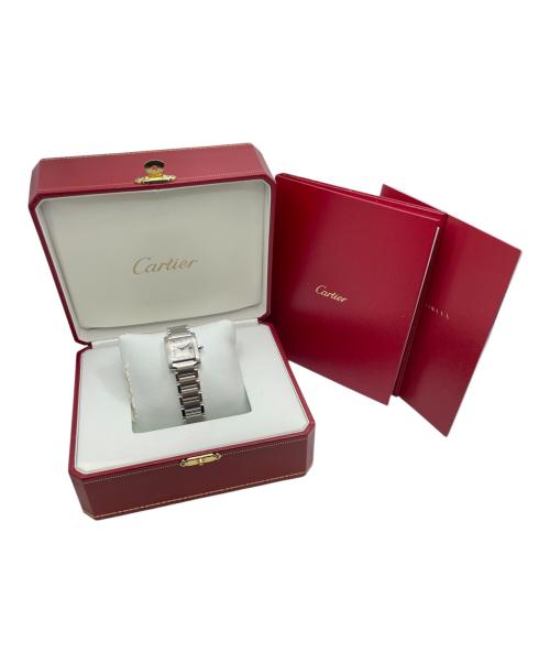 Cartier（カルティエ）Cartier (カルティエ) Tank Francaise SM タンクフランセーズ SM Ref.W51008Q3 アイボリー文字盤 サイズ:SM/スモール/17.0cm/20.0mm×26.0mmの古着・服飾アイテム