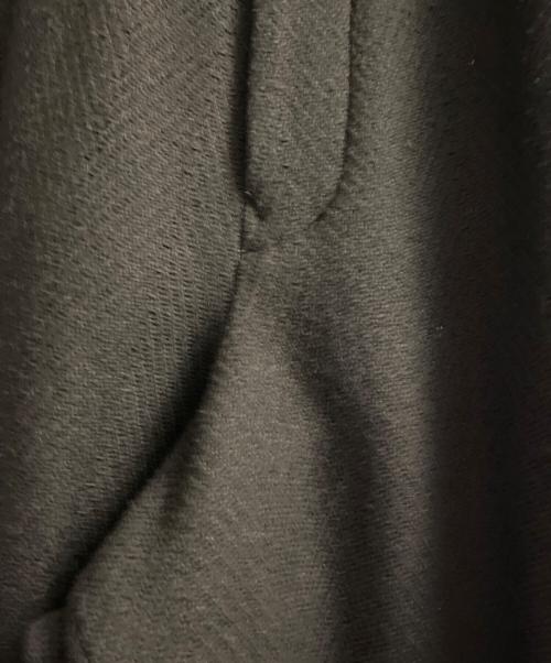 Y's（ワイズ）Y's (ワイズ) BIG HERRINGBONE DOUBLE TUCK WIDE PANTS ブラック サイズ:2の古着・服飾アイテム