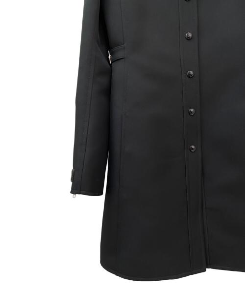 courreges（クレージュ）courreges (クレージュ) バックルストラップコート ブラック サイズ:36の古着・服飾アイテム