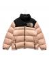GUCCI（グッチ）の古着「Logo Enbriderie Down Jacket/ロゴ エンブロイダリー ダウンジャケット」｜ピンク