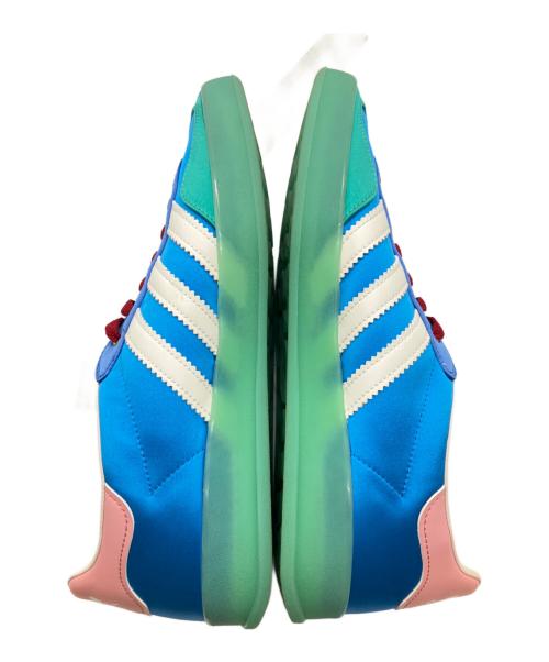 GUCCI（グッチ）GUCCI (グッチ) adidas (アディダス) ガゼル/ローカットスニーカー ブルー サイズ:25.5の古着・服飾アイテム