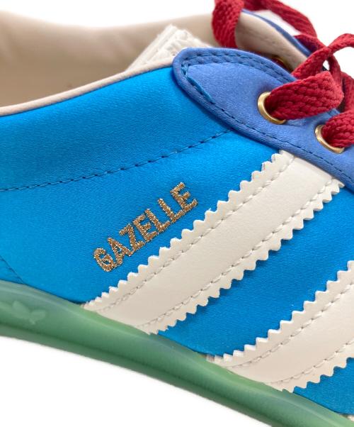 GUCCI（グッチ）GUCCI (グッチ) adidas (アディダス) ガゼル/ローカットスニーカー ブルー サイズ:25.5の古着・服飾アイテム