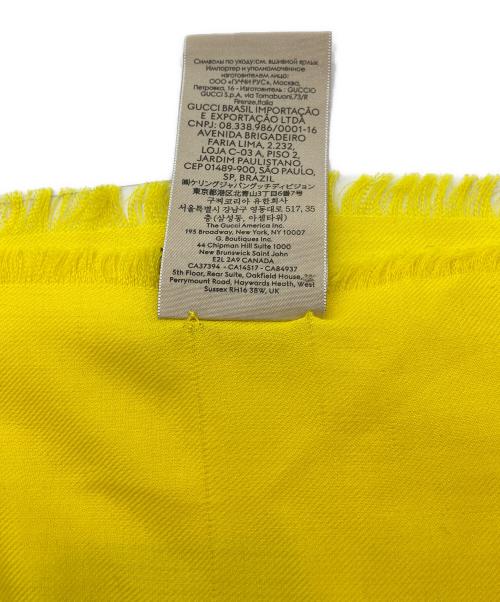 GUCCI（グッチ）GUCCI (グッチ) GGスプリーム/大判ストール イエロー サイズ:-の古着・服飾アイテム