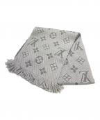 LOUIS VUITTONルイ ヴィトン）の古着「エシャルプ ロゴマニア　M74742」｜グレー