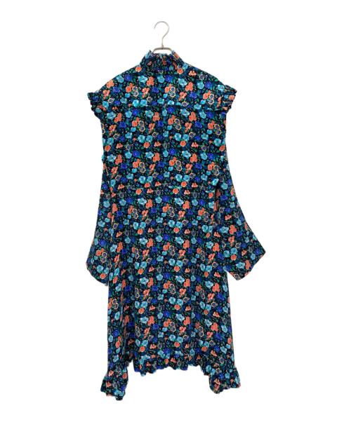 VETEMENTS（ヴェトモン）VETEMENTS (ヴェトモン) 花柄ワンピース ブルー サイズ:XSの古着・服飾アイテム