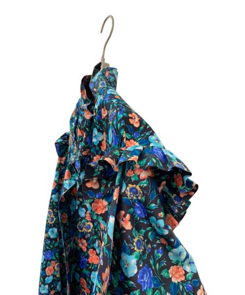 VETEMENTS（ヴェトモン）VETEMENTS (ヴェトモン) 花柄ワンピース ブルー サイズ:XSの古着・服飾アイテム
