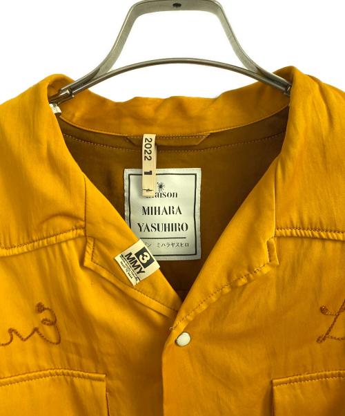 MIHARA YASUHIRO（ミハラヤスヒロ）MIHARA YASUHIRO (ミハラヤスヒロ) 長袖シャツ イエロー サイズ:46の古着・服飾アイテム