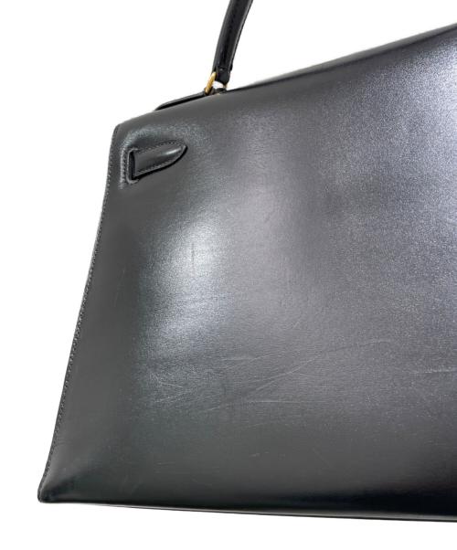 HERMES（エルメス）HERMES (エルメス) ケリー32 外縫い ブラック×ゴールド金具 サイズ:32の古着・服飾アイテム