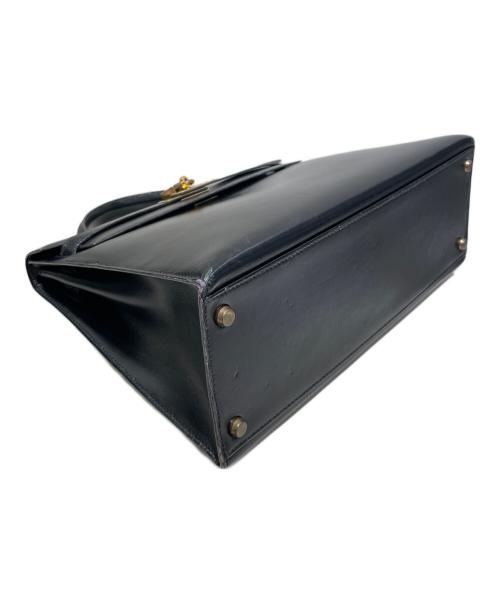 HERMES（エルメス）HERMES (エルメス) ケリー32 外縫い ブラック×ゴールド金具 サイズ:32の古着・服飾アイテム