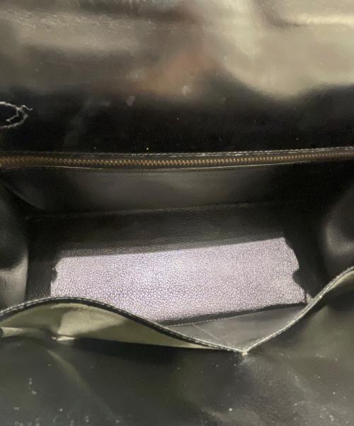 HERMES（エルメス）HERMES (エルメス) ケリー32 外縫い ブラック×ゴールド金具 サイズ:32の古着・服飾アイテム